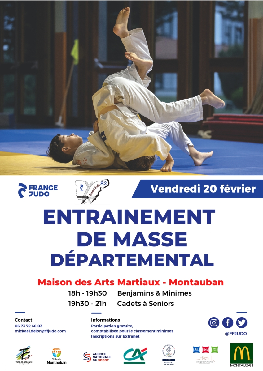 4ème ENTRAINEMENT DE MASSE BENJAMINS/MINIMES + CADETS/SENIORS