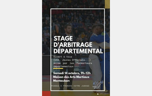 Stage arbitrage départemental