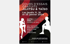 Cours d essai Jiu / Taiso