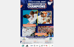 Itinéraire des Champions à Montauban AVRIL 2024