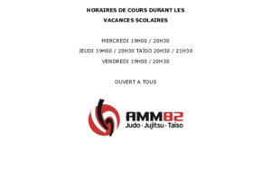 horaires Vacances de Pâques