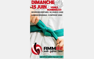 Remise des ceintures Judo