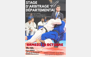 Stage d'arbitrage départemental