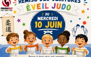 Remis des ceintures Eveils Judo