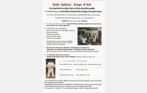 Stage International de Judo, JuJitsu et Taïso