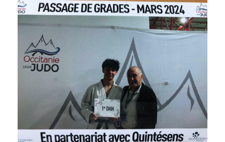 Une nouvelle ceinture noire à l’AMM82 !