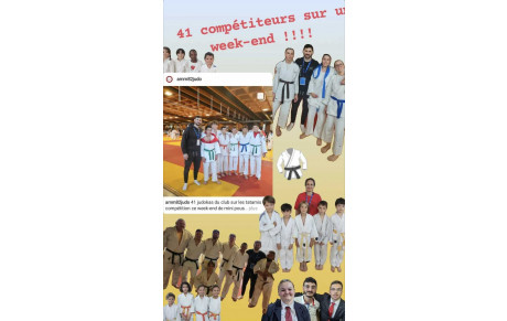 41 compétiteurs le week-end du 25 et 26 mai !