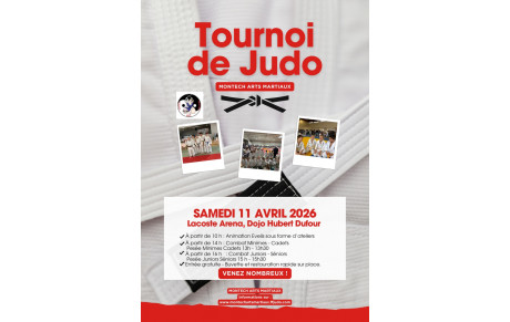 retour du 5ème Tournoi Interclubs de Judo du Tarn-et-Garonne à Montech